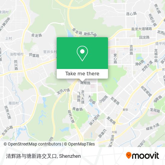 清辉路与塘新路交叉口 map