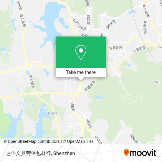 达信文具劳保包材行 map