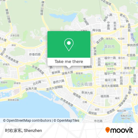 时欧家私 map