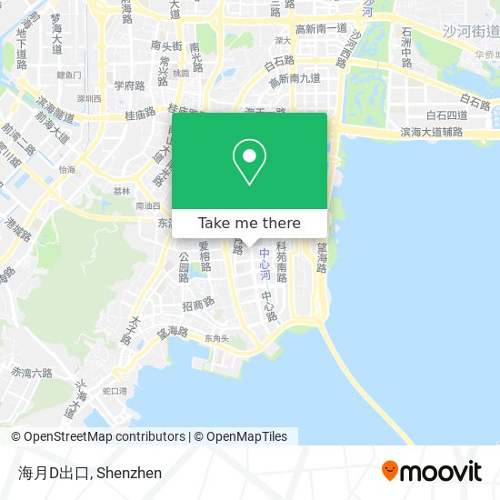 海月D出口 map