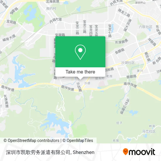 深圳市凯歌劳务派遣有限公司 map