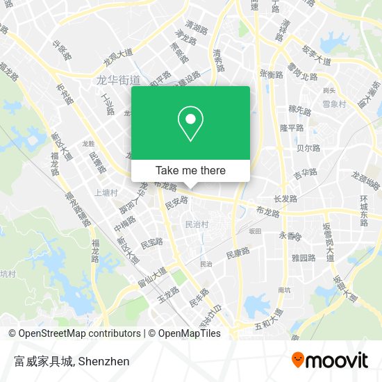富威家具城 map