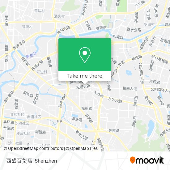 西盛百货店 map