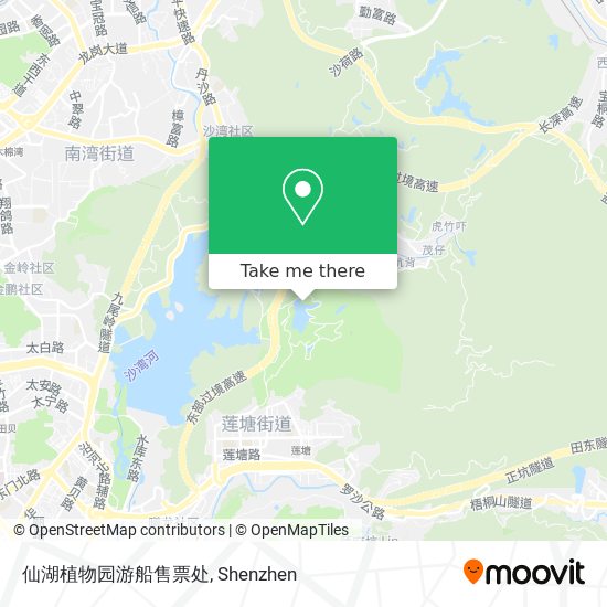 仙湖植物园游船售票处 map