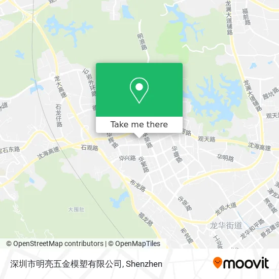 深圳市明亮五金模塑有限公司 map