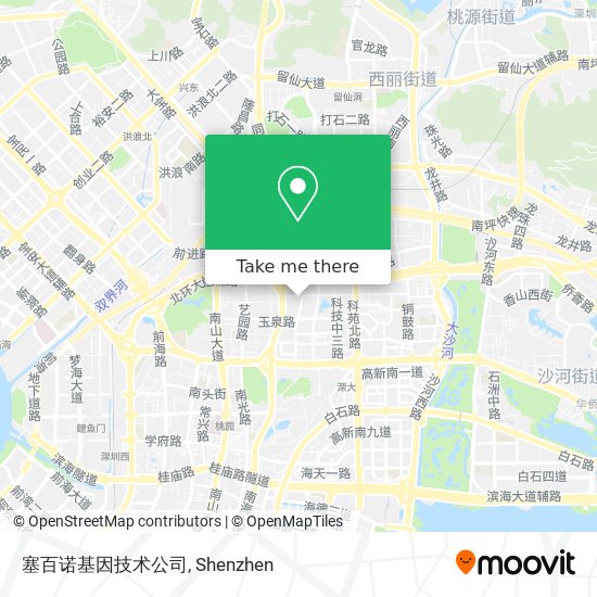 塞百诺基因技术公司 map