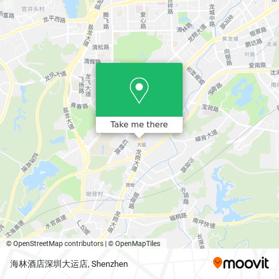 海林酒店深圳大运店 map