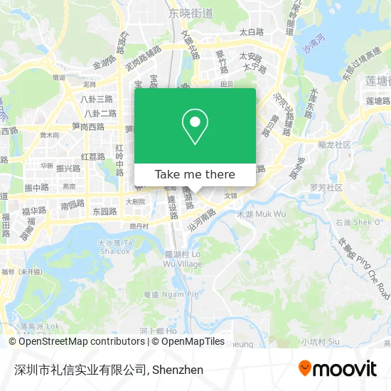 深圳市礼信实业有限公司 map