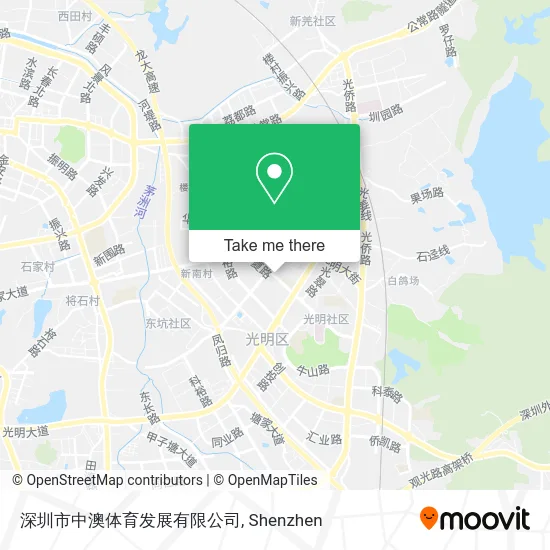 深圳市中澳体育发展有限公司 map