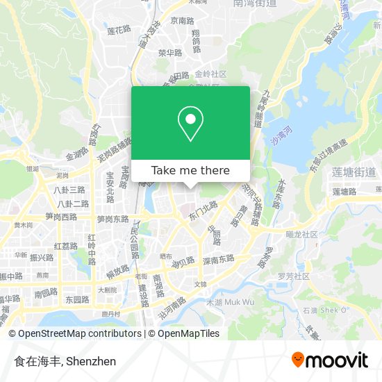 食在海丰 map