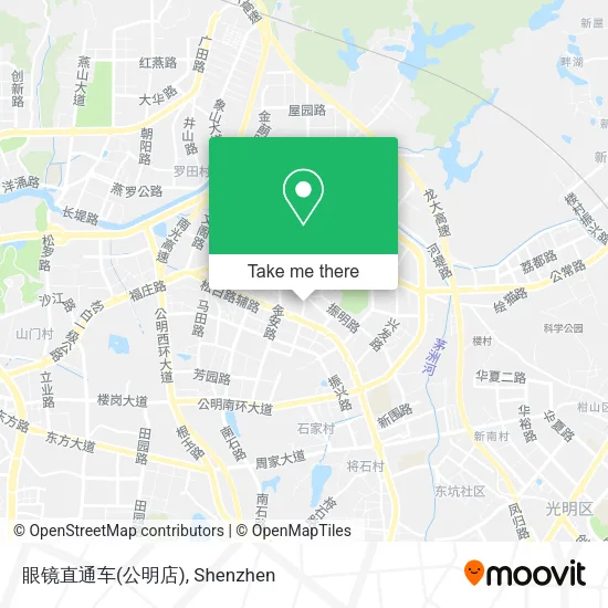 眼镜直通车(公明店) map