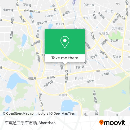车惠通二手车市场 map