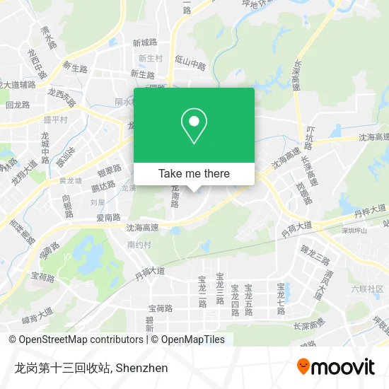 龙岗第十三回收站 map