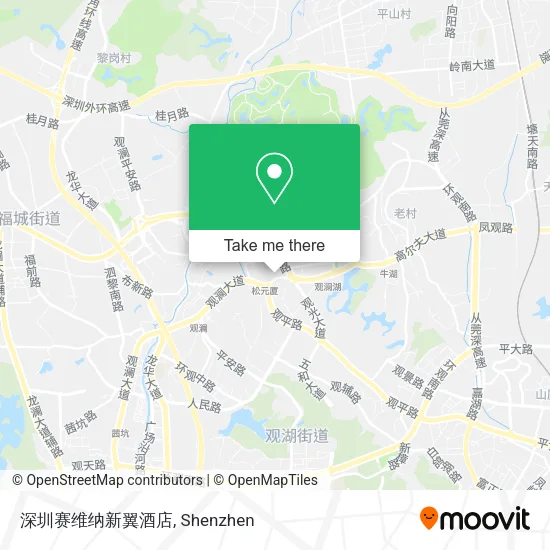 深圳赛维纳新翼酒店 map