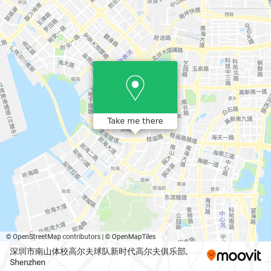 深圳市南山体校高尔夫球队新时代高尔夫俱乐部 map