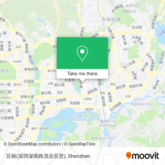 百丽(深圳深南路茂业百货) map