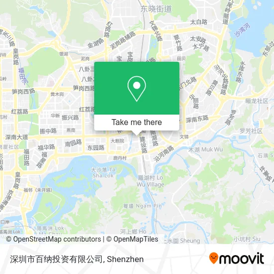 深圳市百纳投资有限公司 map