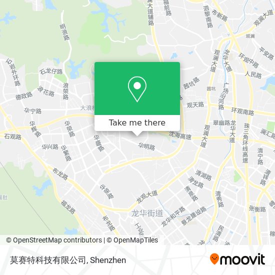 莫赛特科技有限公司 map