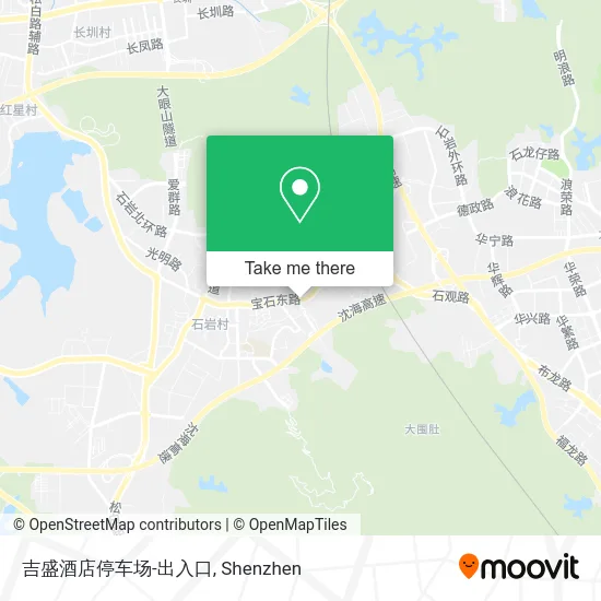 吉盛酒店停车场-出入口 map