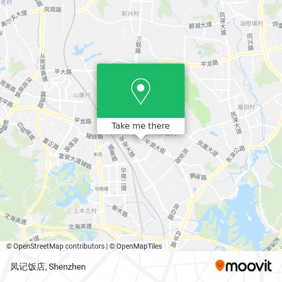 凤记饭店 map