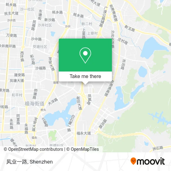 凤业一路 map