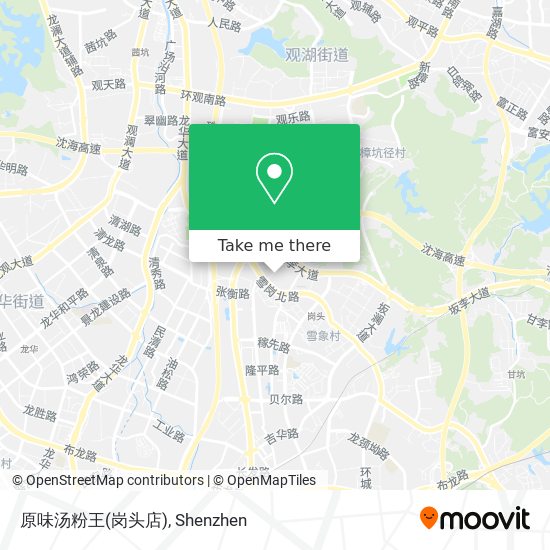 原味汤粉王(岗头店) map