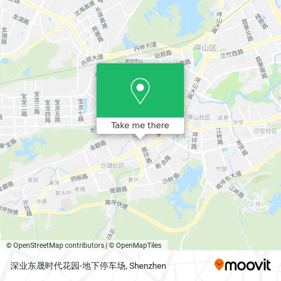 深业东晟时代花园-地下停车场 map