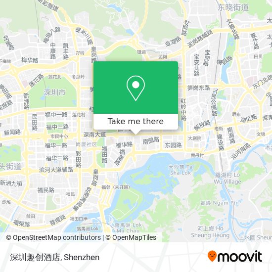 深圳趣创酒店 map