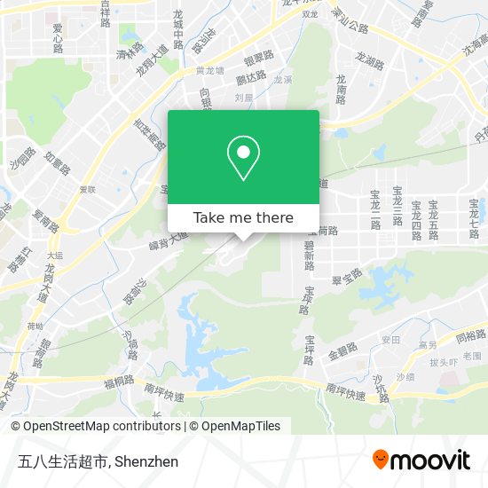 五八生活超市 map