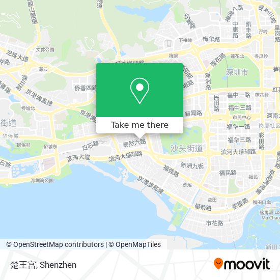 楚王宫 map