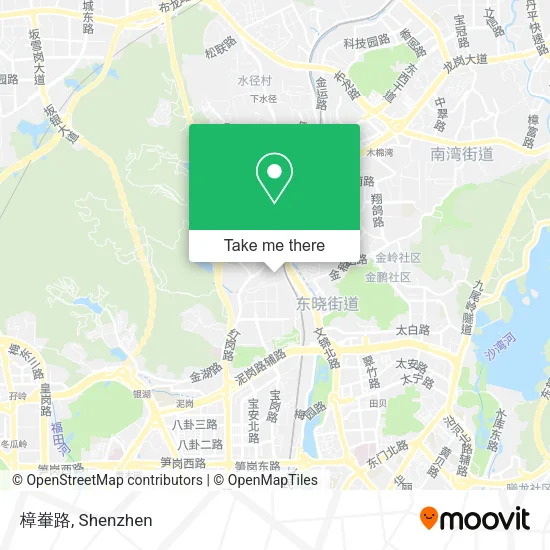 樟輋路 map