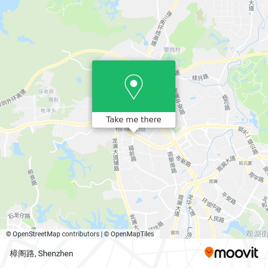樟阁路 map
