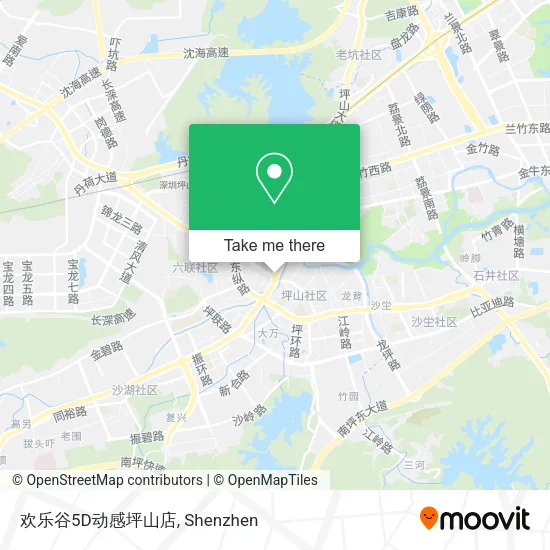 欢乐谷5D动感坪山店 map