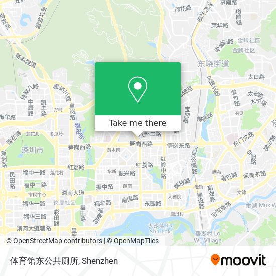 体育馆东公共厕所 map