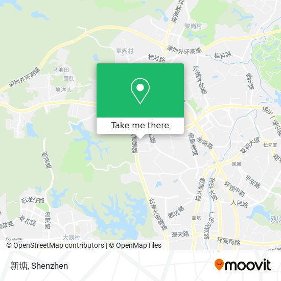 新塘 map