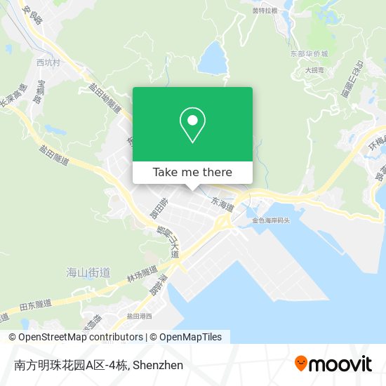 南方明珠花园A区-4栋 map