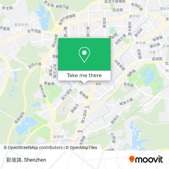 新坡路 map