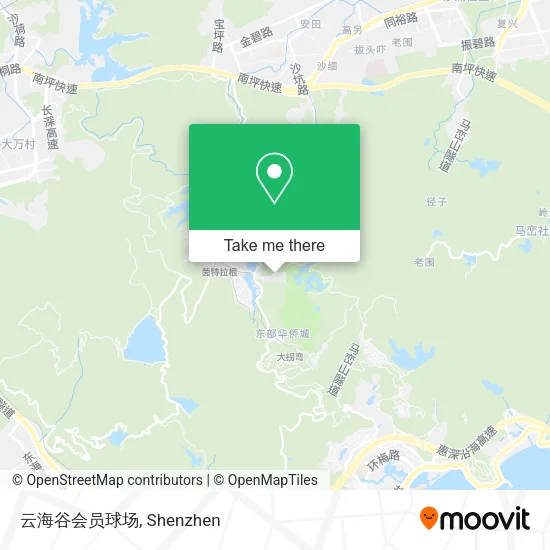 云海谷会员球场 map