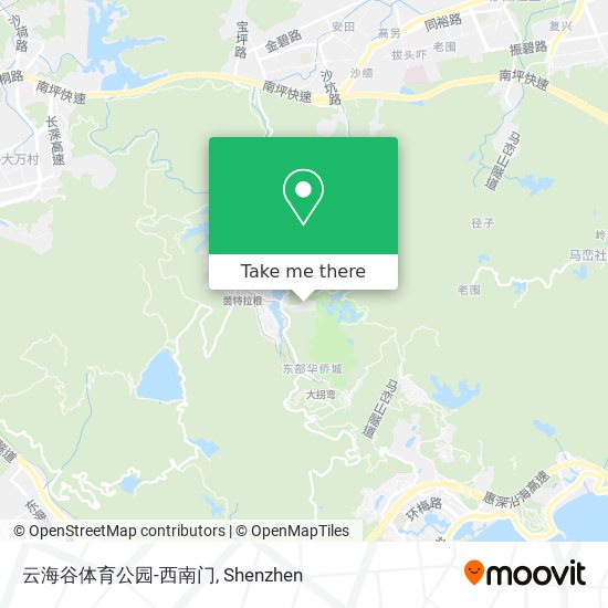 云海谷体育公园-西南门 map