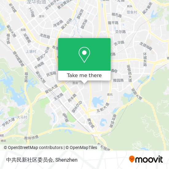 中共民新社区委员会 map