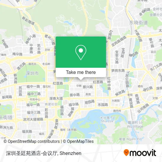 深圳圣廷苑酒店-会议厅 map
