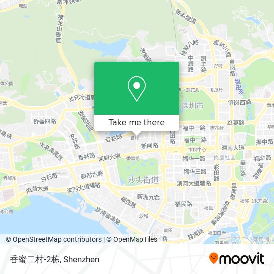 香蜜二村-2栋 map