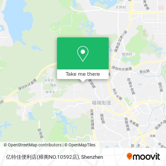 亿特佳便利店(樟阁NO.10592店) map