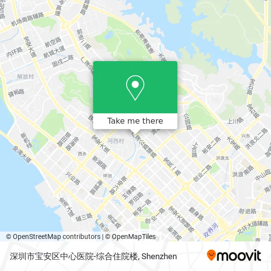 深圳市宝安区中心医院-综合住院楼 map