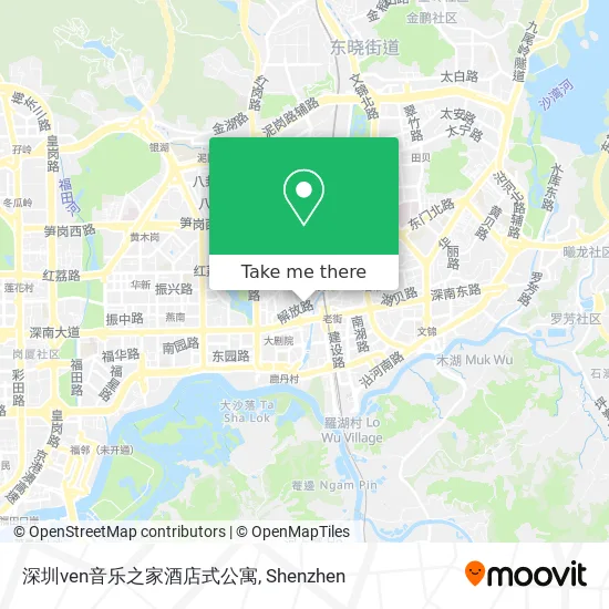 深圳ven音乐之家酒店式公寓 map