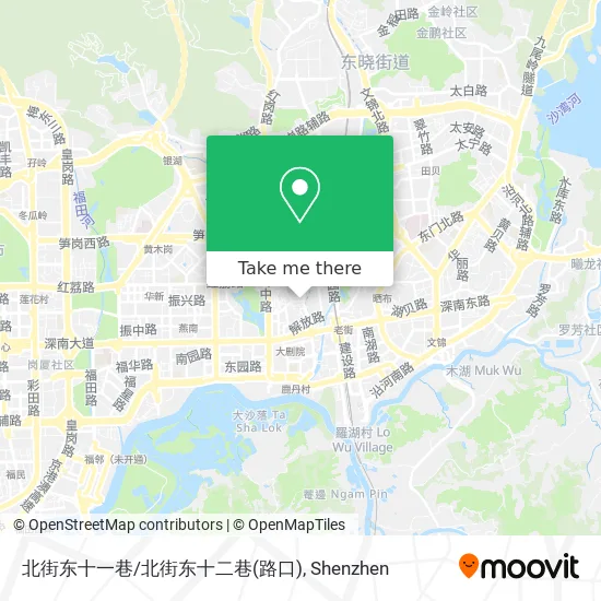 北街东十一巷/北街东十二巷(路口) map