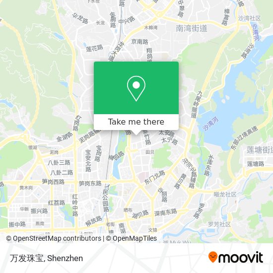万发珠宝 map
