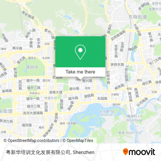 粤新华培训文化发展有限公司 map