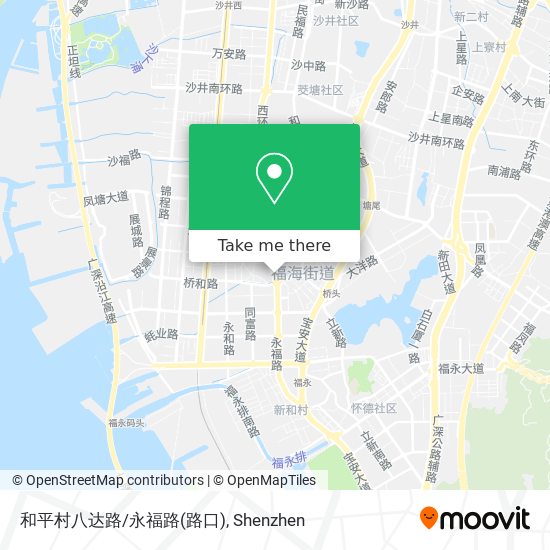 和平村八达路/永福路(路口) map