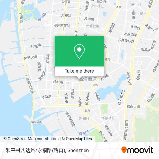 和平村八达路/永福路(路口) map